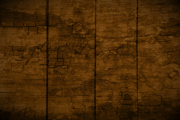 深棕色的木板，像旧的条纹染色凌乱肮脏的斑点肮脏的纹理破裂损坏跑下来复古的空白空白水平矢量背景与裂缝，斑点，斑点，条纹和抽象的幽灵纹理图片下载