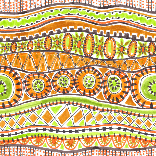 抽象波浪无缝图案。图片下载