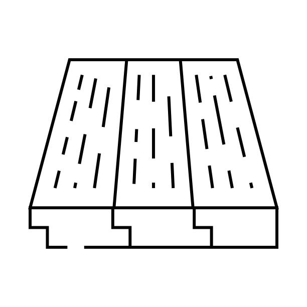 木层地板线图标矢量插图液体肥皂创意宣传海报矢量图片下载