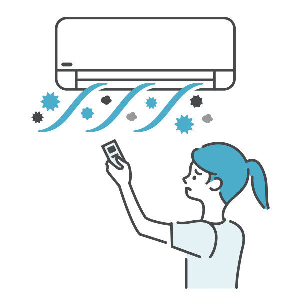 一个女人被空调的麻烦弄糊涂了图片下载