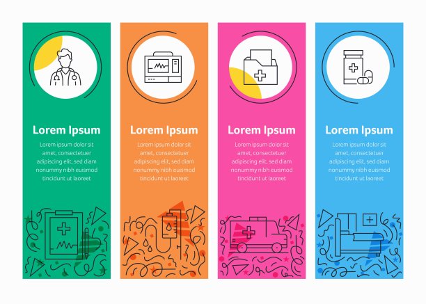 医疗保健和医疗相关的矢量设计概念。全局多球体随时可用的模板。网页横幅，网站标题，杂志，移动应用程序等。现代设计。图片下载