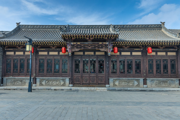 中国历史复古风格建筑图片下载