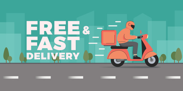 免费送货横幅图片下载