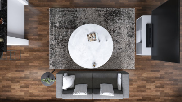 客厅俯瞰图片下载