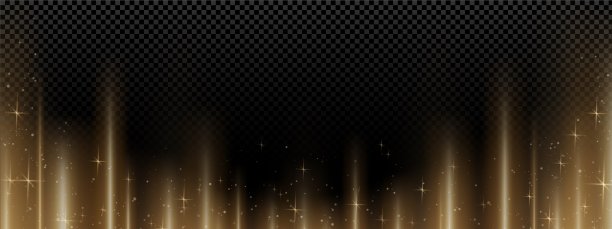 垂直金线光效果。闪闪发光图片下载