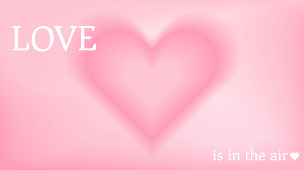 粉红色y2k心梯度bg。可爱和最小的爱情背景封面。抽象的时尚美学在90年代风格与浪漫的排版设计。模糊的光环形状梦幻布局的业务推广图片下载