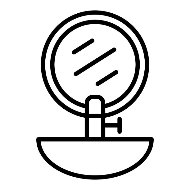 下沉图标在细线样式矢量插图图形设计图片下载