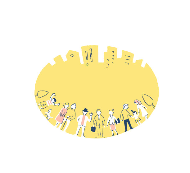 街道和形形色色的人图片下载