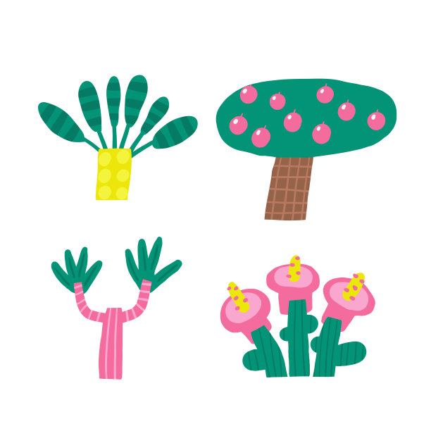 可爱的古埃及沙漠明信片图片下载