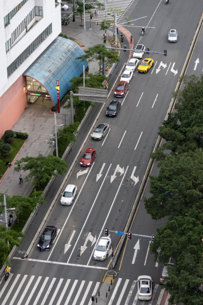 广州繁华的城市建筑景观图片下载