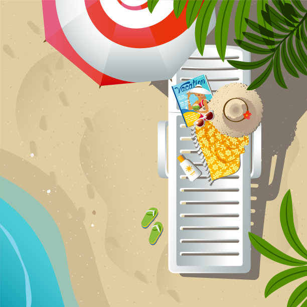 从躺椅上俯瞰图片下载