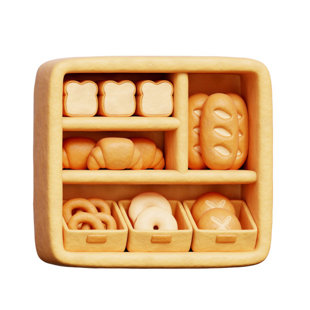 3d烘焙店，烘焙甜点，烘焙工具，3d渲染。图片下载