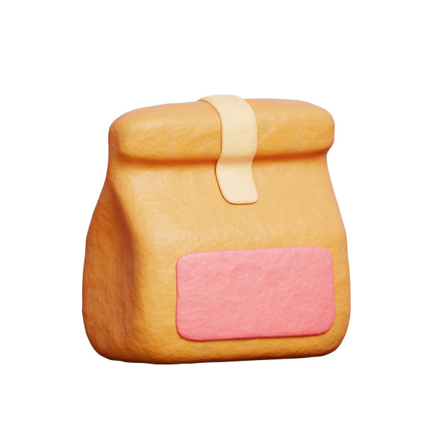 3d面粉袋，烘焙甜点，烘焙工具，3d渲染。图片下载