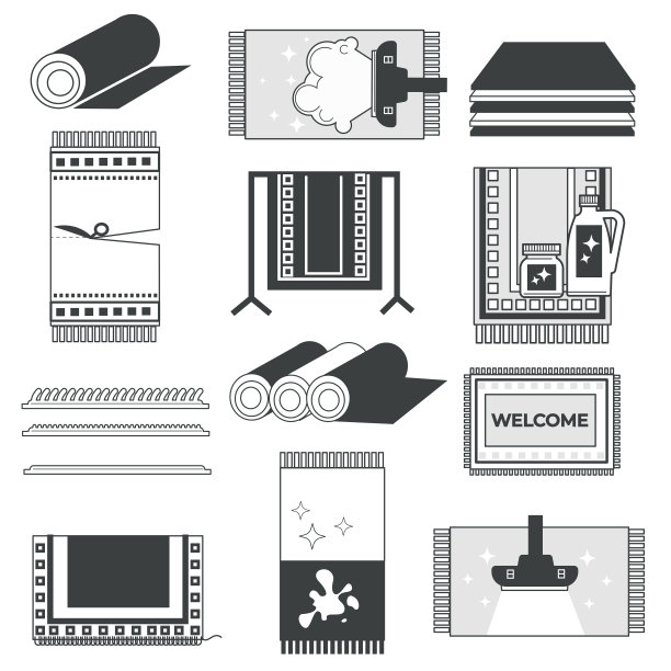 家用地毯、地毯和席子的清洗和洗涤，保洁服务图片下载