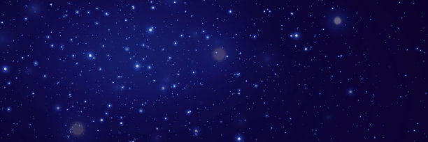 夜空繁星点点。星系中的火花，遥远的星座和星光。图片下载