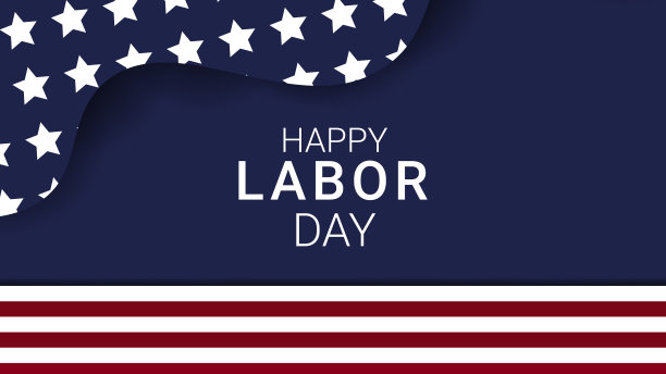 劳动节快乐在美国的背景下图片下载