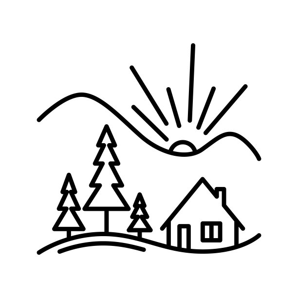 城市建筑线条图标。办公楼、公寓、商业区。城市生活理念。可以用于城镇、大城市、建筑或标志等主题吗图片下载