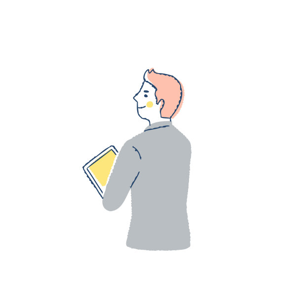 一个商人从后面拿着一个平板设备图片下载