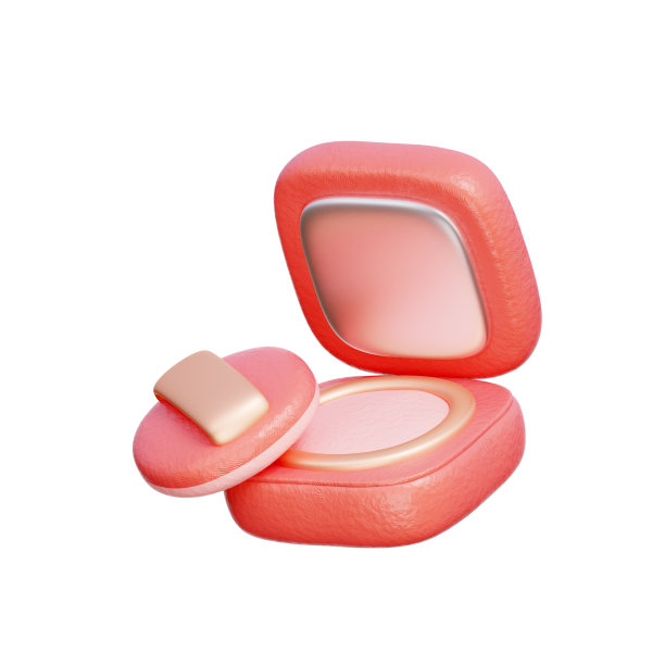 采购产品彩妆粉，美容化妆品，彩妆和护肤品，3D渲染。图片下载