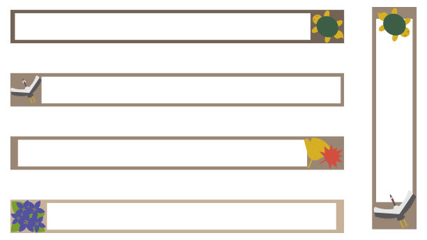 敬老节附有字幕的一套插图图片下载