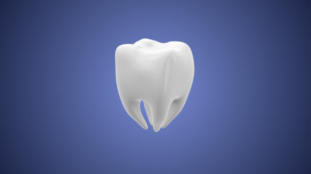 黄色到健康牙齿的医疗动画图片下载