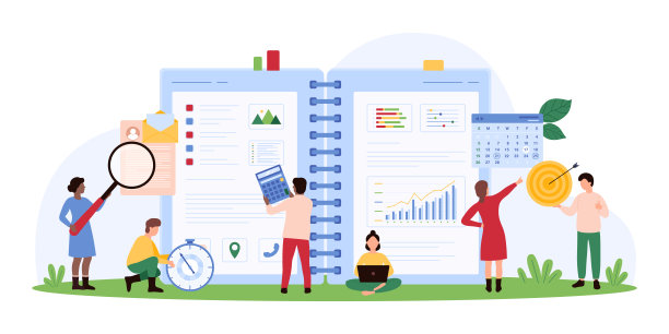 计划和组织概念。图片下载