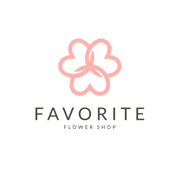 花矢量图标设计模板。图片下载