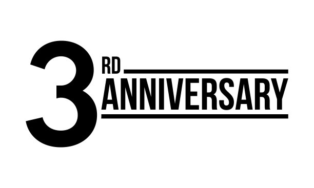 三周年庆典标签，三年禧禧祝贺卡矢量模板，生日快乐的标志，事件邀请卡图片下载