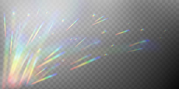 彩虹之光。抽象明亮的彩虹模糊亮点海报，杂志封面，网页设计和广告。矢量插图。图片下载