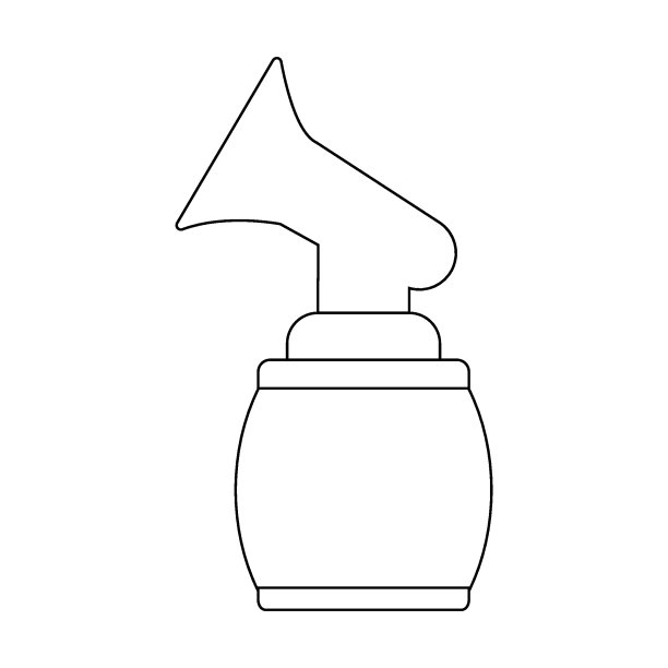 吸奶器图标图片下载