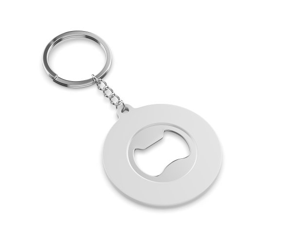 空白开瓶器推广品牌演示3d插图。图片下载