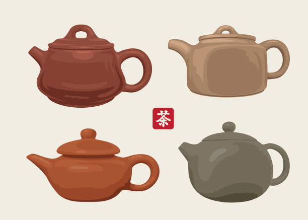 中国的粘土或陶瓷茶壶图片下载