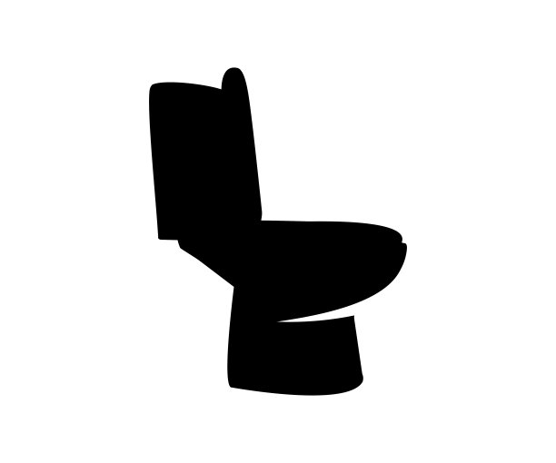 马桶图标。厕所抽水马桶矢量设计及插图。图片下载