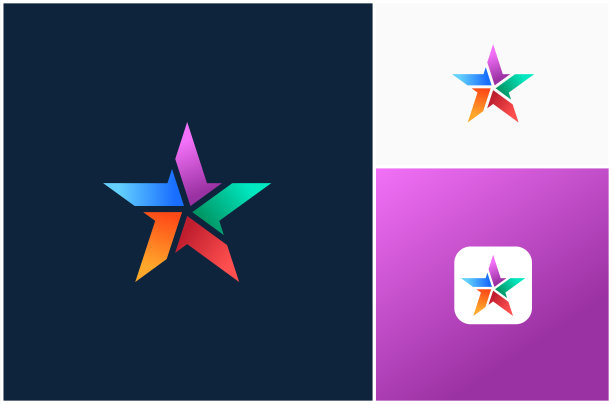 星火火花魔法闪烁彩虹渐变彩色现代矢量设计插图图片下载