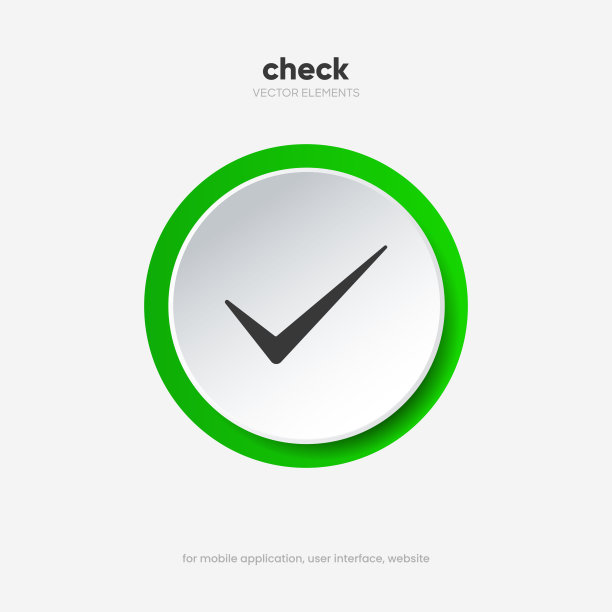勾选，确认，批准，欣赏，就像符号一样。拒绝，拒绝，拒绝，不喜欢标签徽章标志按钮的移动应用程序，网站，用户界面UX，推广。高质量矢量插图EPS10图片下载