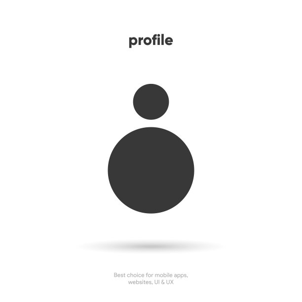 头像图标人的象征。男人和女人签名。人物、人物、用户头像图标、徽记符号象形文字。联系人图标与白色背景的UI UX，移动应用程序，社交媒体，网站图片下载