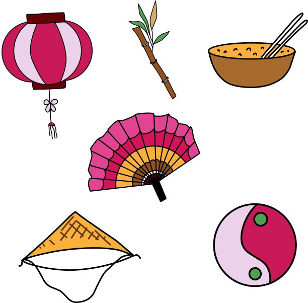 东方集，东方插图，东方图标图片下载