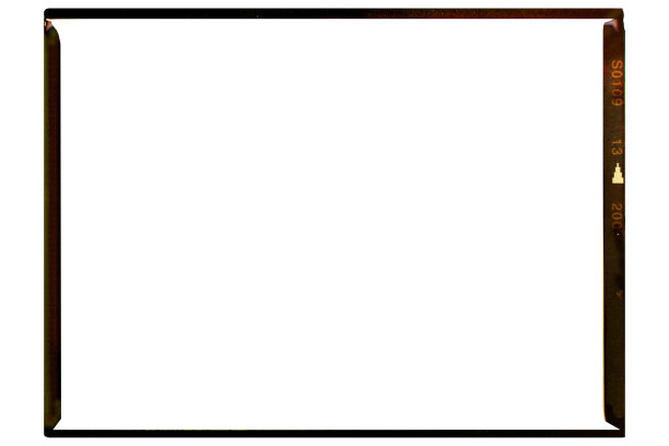 老式6X9厘米中画幅相机胶片，空框拍摄，平铺。模拟胶片摄影概念的回归，自由的复制空间图片下载