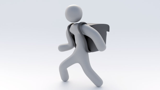 零工，人体雕像3d渲染，送餐图片下载