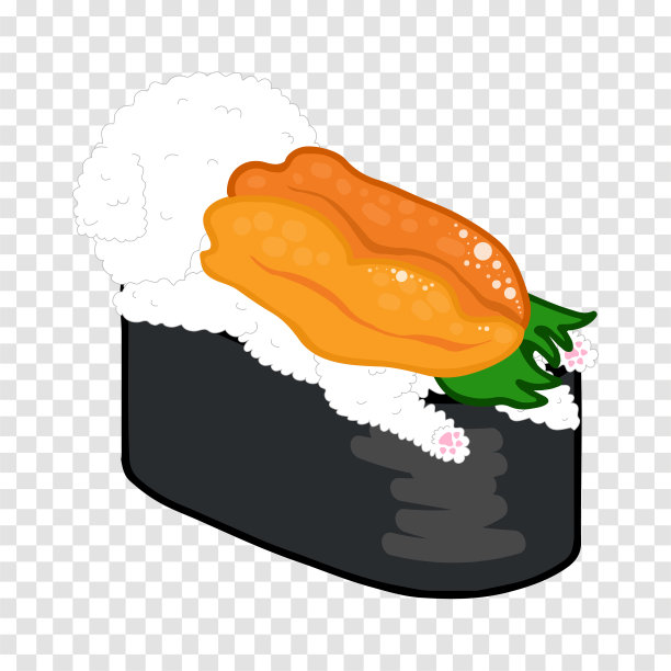 比春海胆Gunkan Maki寿司图片下载