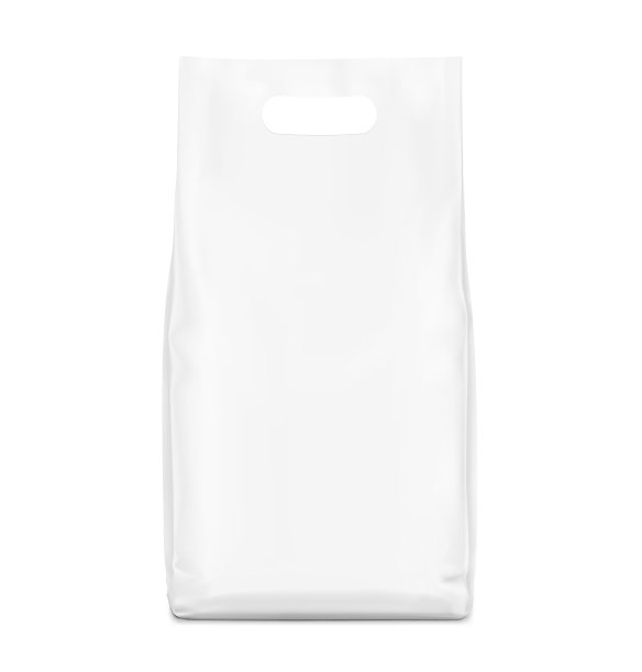 现实的立场袋孔处理模拟化工产品，猫砂，宠物食品。图片下载