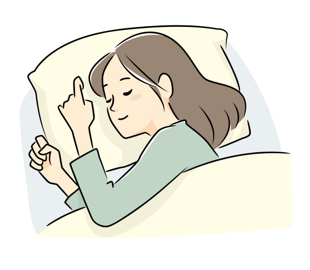 一个熟睡的女人图片下载