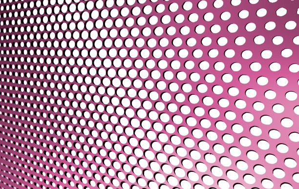 圆点，在紫色背景上重复圆点图案。图片下载