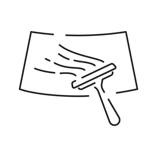 洗车线图标。汽车服务元素图片下载