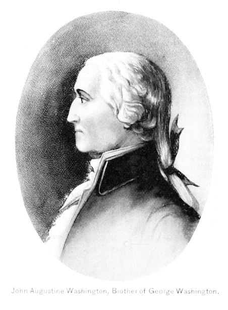 约翰·奥古斯丁·华盛顿老画像，乔治·华盛顿的兄弟美国第一任总统，18世纪美国历史图片下载