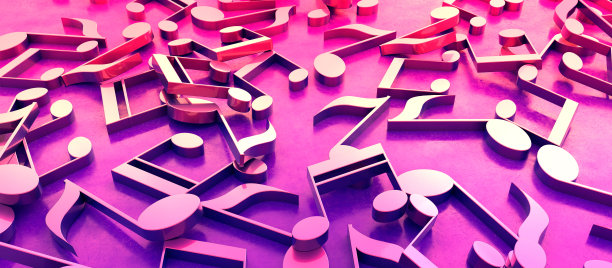 3d渲染音符图片下载