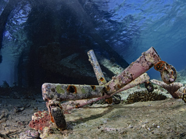 办公室转椅的底座在海底图片下载