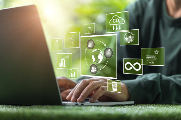 可持续供应链评估需要绿色金融和对碳影响的深入分析，有助于生态友好型管理和更强大的绿色经济。可持续、评估、绿色。图片下载