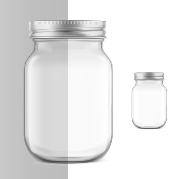 梅森罐的食物模型，diy。图片下载