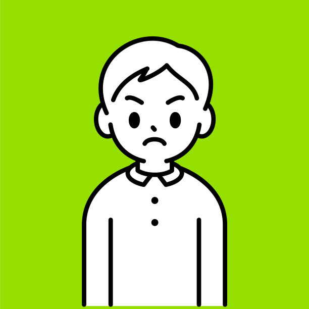 一个表情坚定的酷男孩也可能在生闷气图片下载